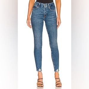 Good American Good Legs Deep V Yoke Jeans